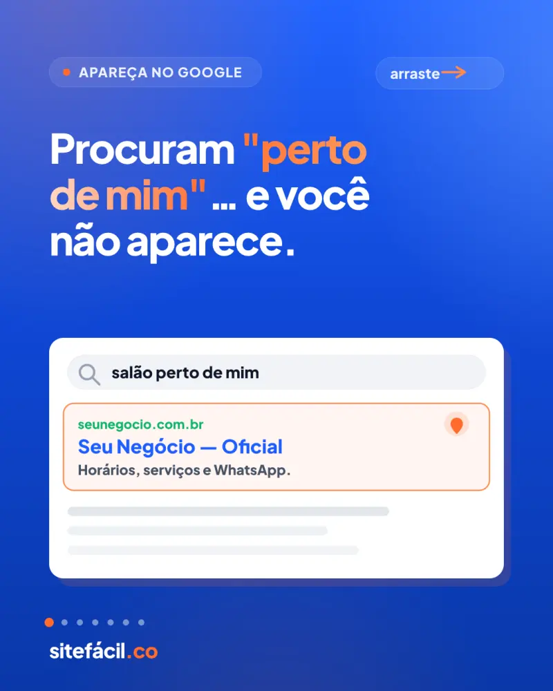 Capa de carrossel do Site Fácil